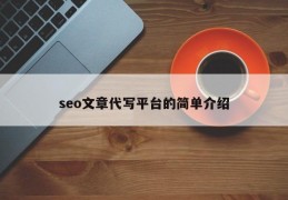 seo文章代写平台的简单介绍