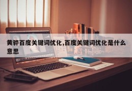 黄骅百度关键词优化,百度关键词优化是什么意思